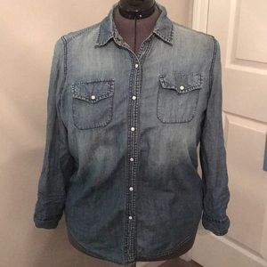 Denim Button Down Shirt
